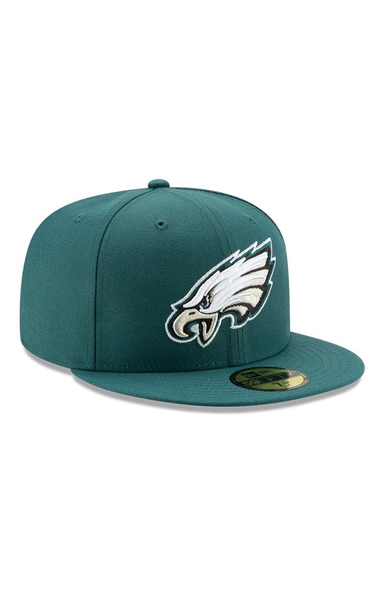 New Era NWE EAG GREEN NFL OMAHA 59FIFTY HATMENFIT, Alternate, color, 