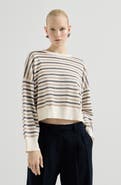 Brunello Cucinelli Sparkling stripes sweater