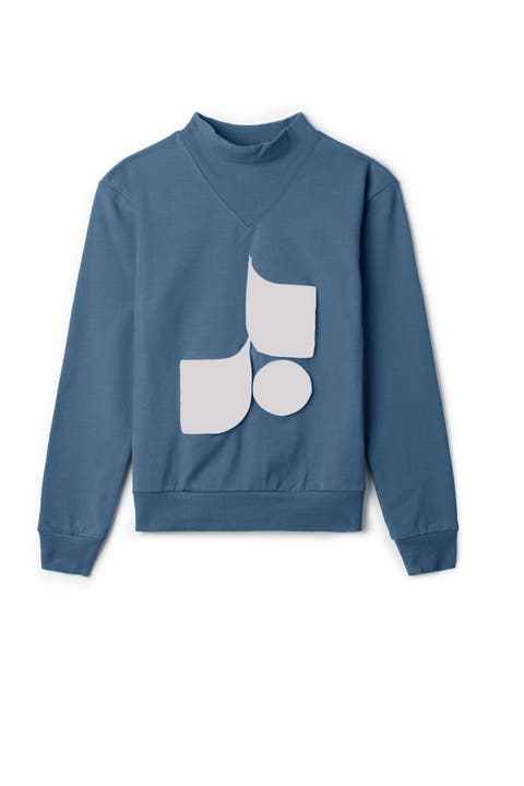 Fennel Neck French Fleece Sweatshirt
