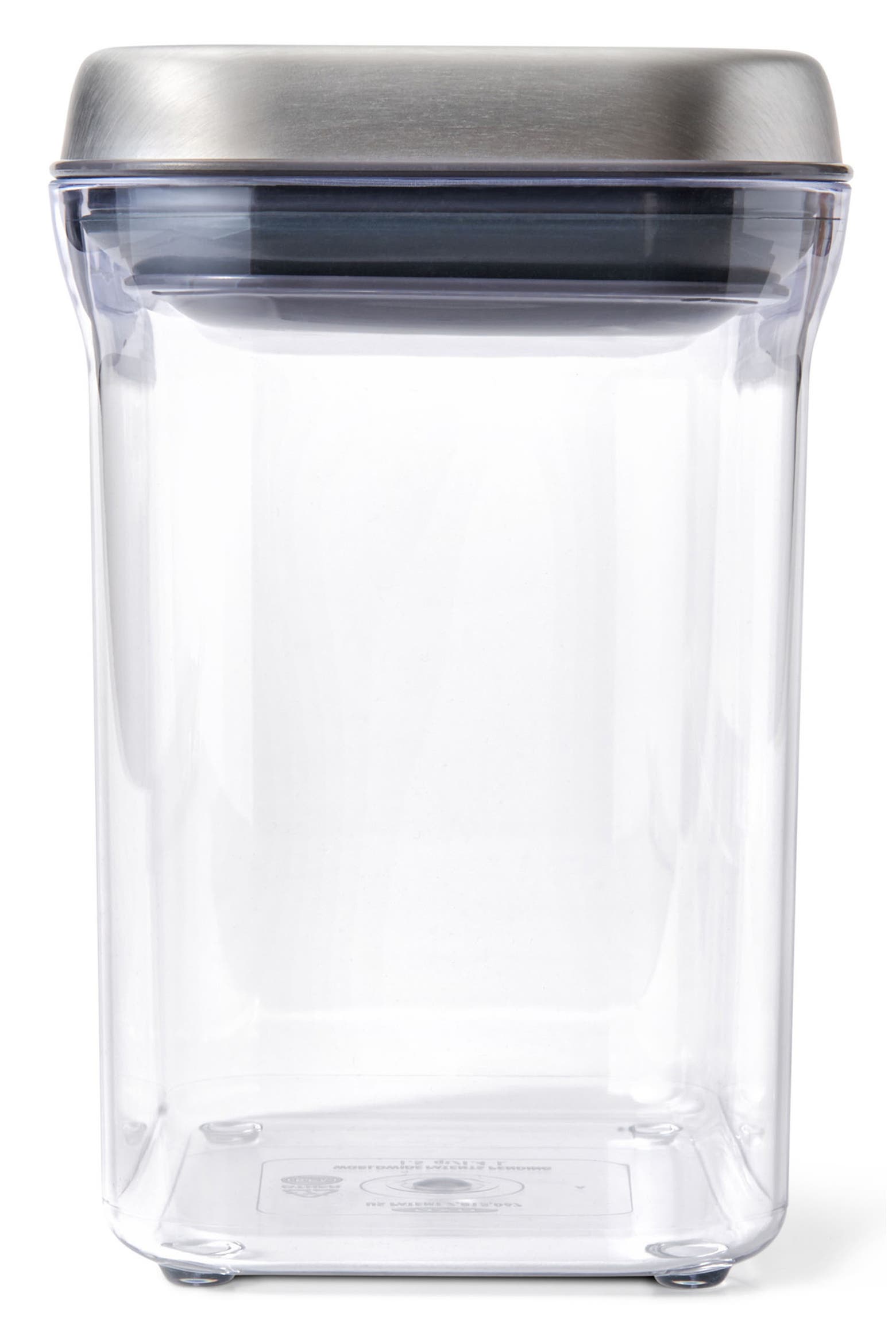 Quick Fit Container Accessories OXO SoftWorks POP Stainless Steel Lid Airtight Food Storage Container ...