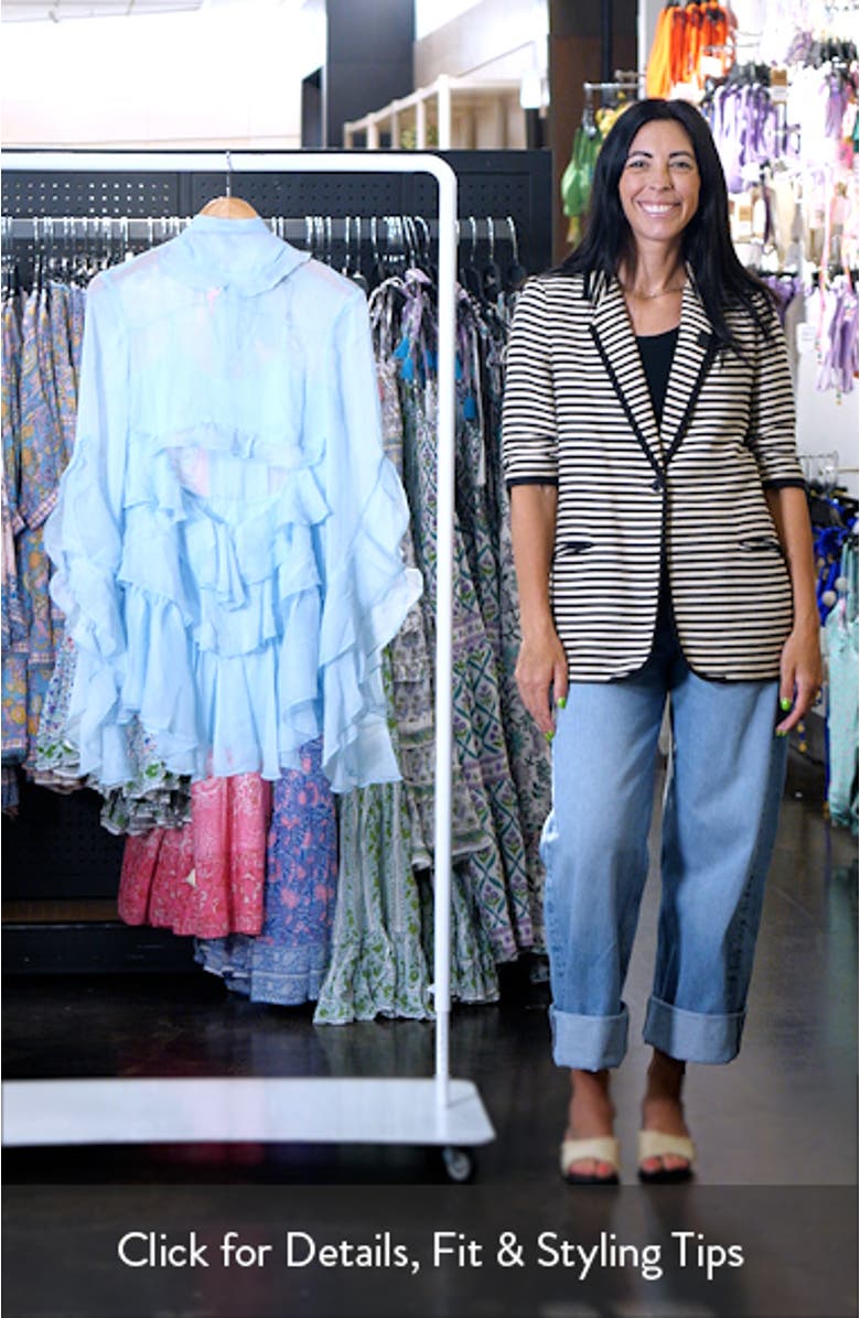 Anyssa Ruffle Cutout Long Sleeve Minidress, sales video thumbnail