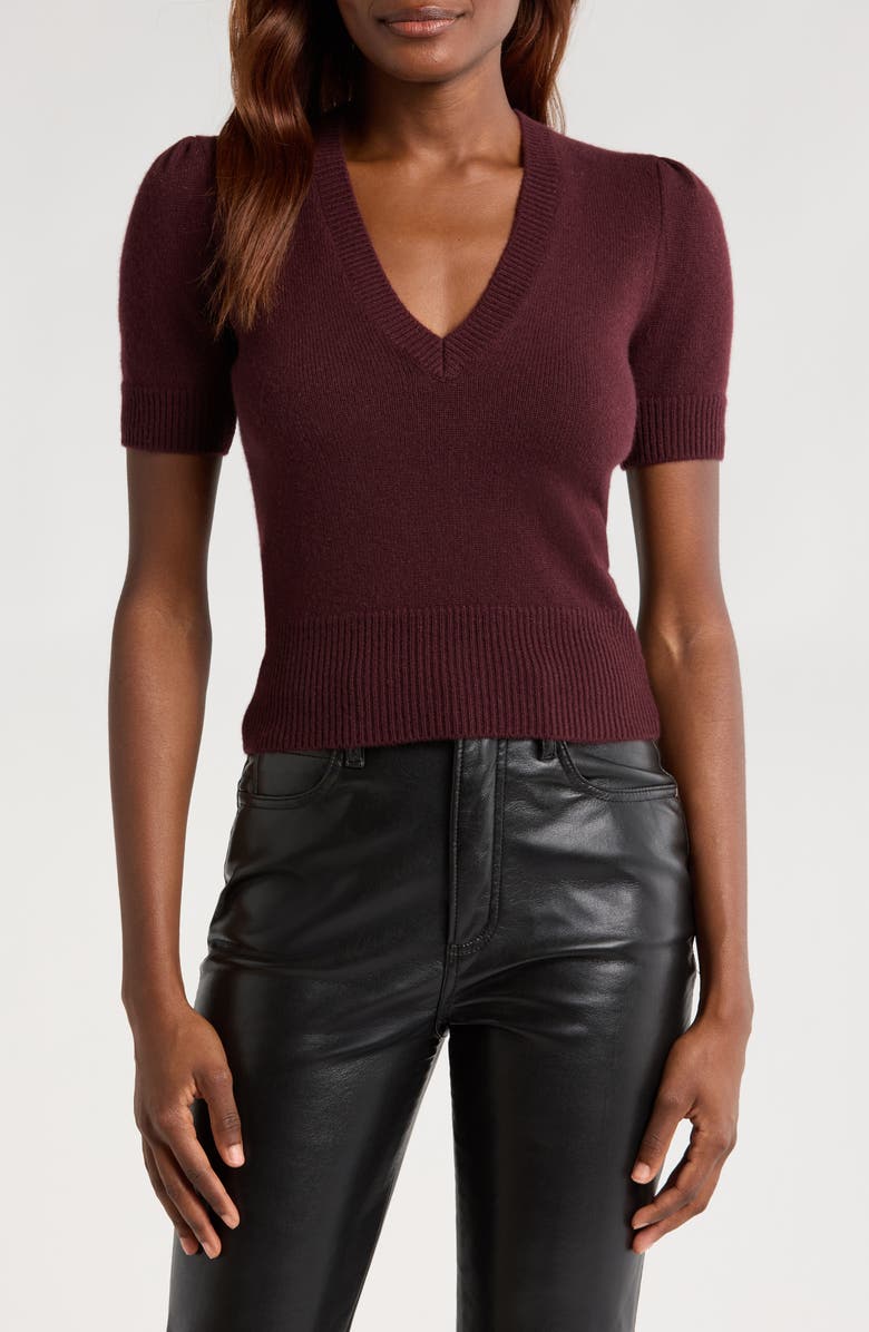 FRAME Cashmere Sweater, Main, color, Deep Burgundy