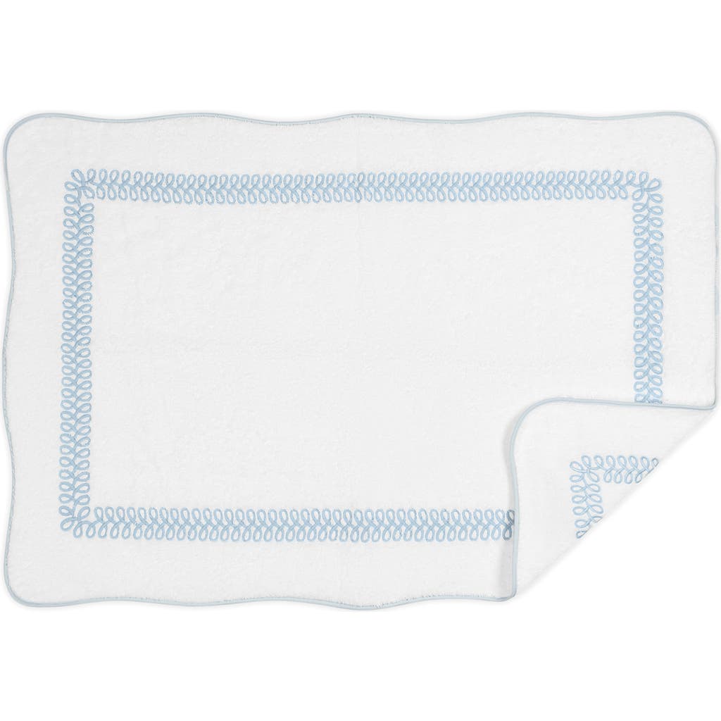 Matouk Astor Scallop Cotton Tub Mat