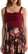 Laundry by Shelli Segal Bow Detail Bustier Top