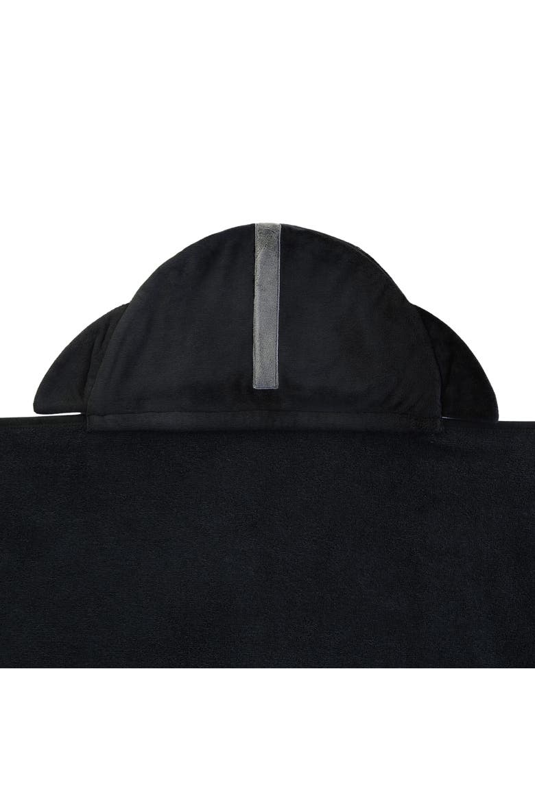 Star Wars Darth Vader Black Luxury Cotton Hooded Baby Bath Towel, Alternate, color, Black
