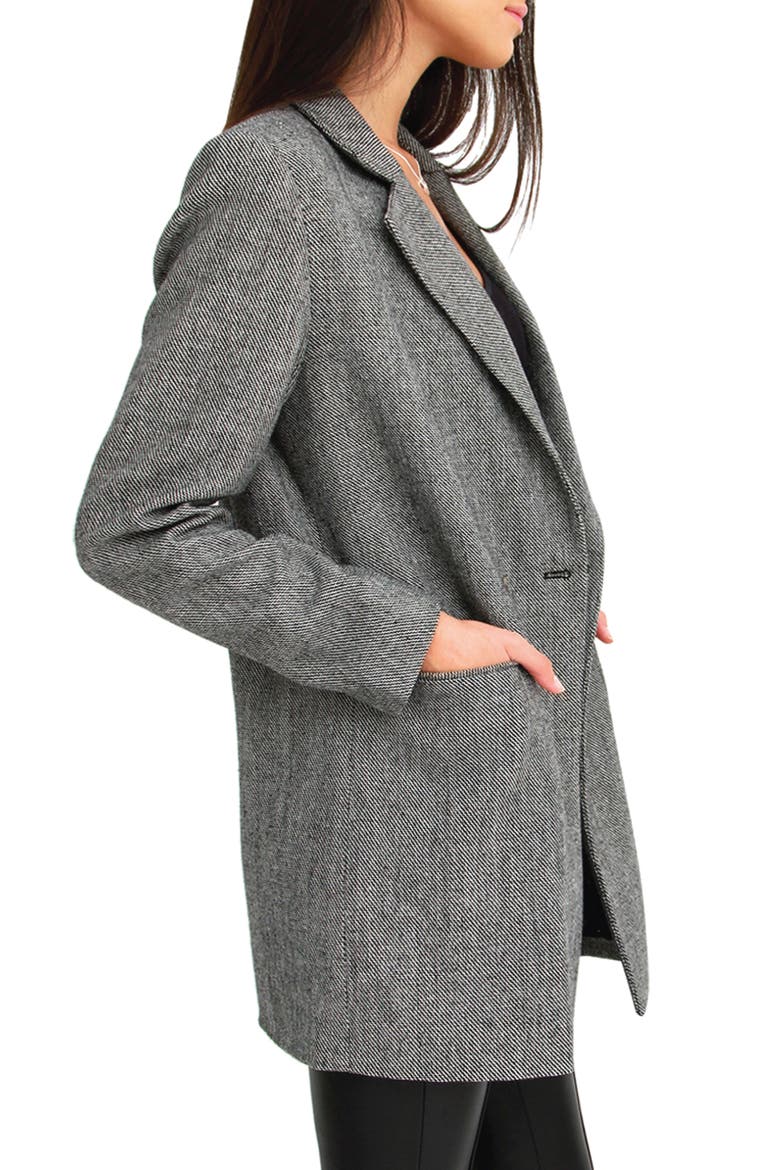 Kensington Oversized Coat, Alternate, color, GREY