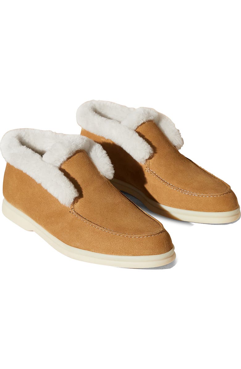 Loro Piana Open Walk Genuine Shearling Bootie, Main, color,