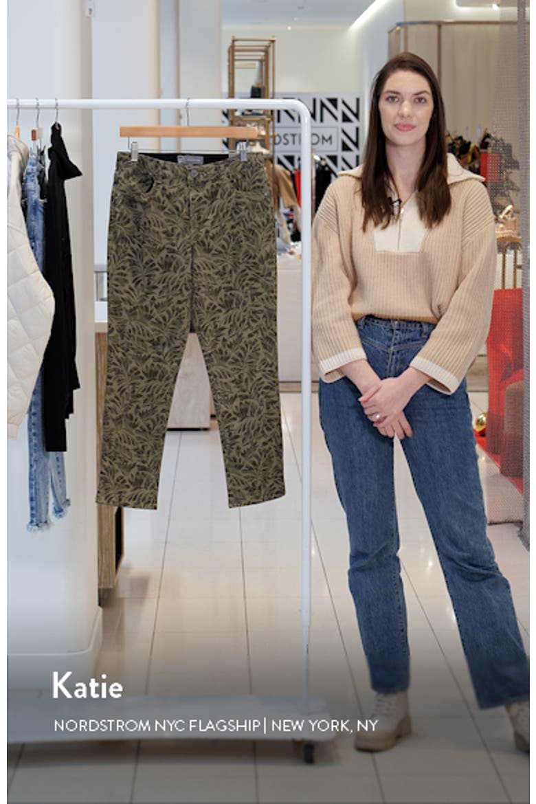 'Ab'Solution Print High Waist Slim Leg Pants video
