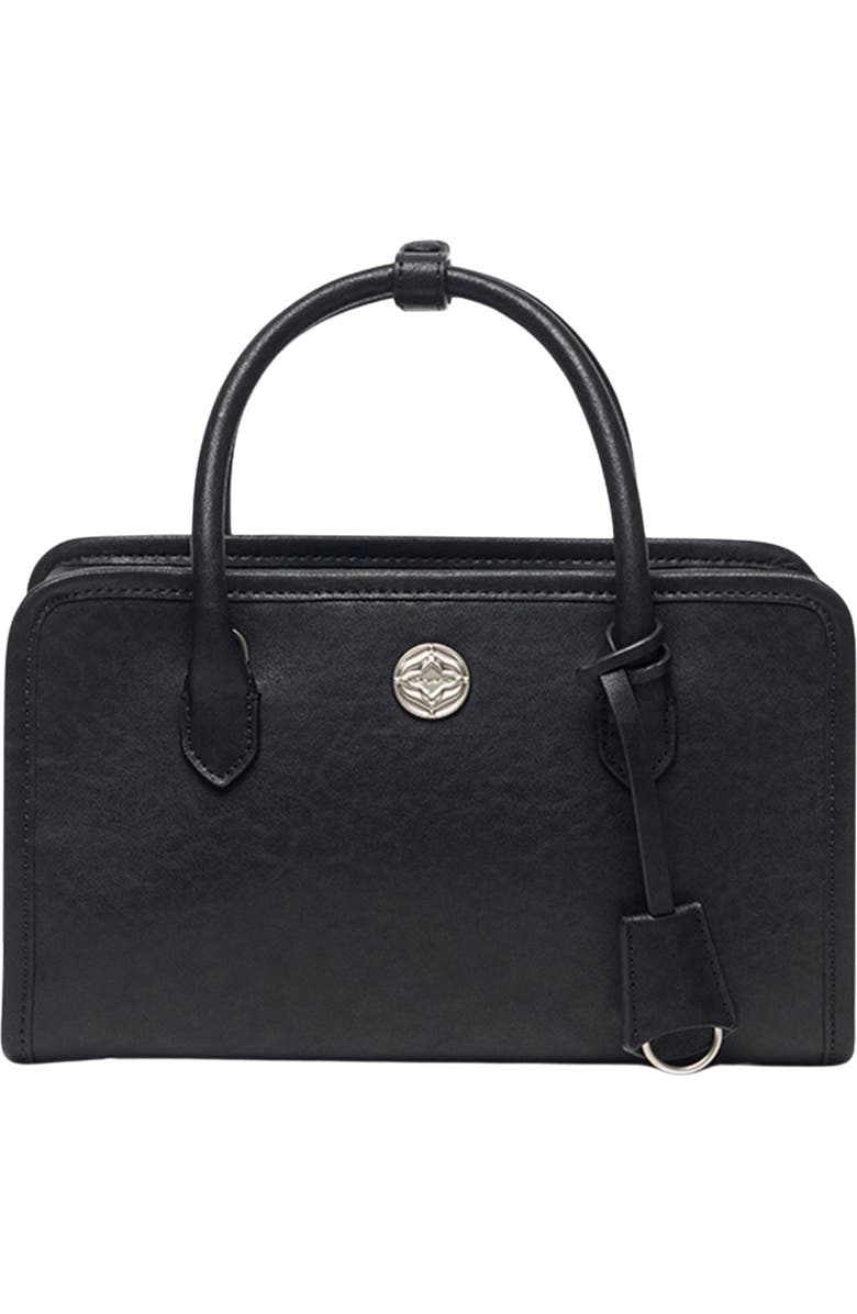 Oryany Claude Leather Satchel, Main, color, Black