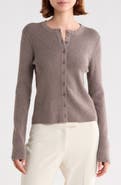 Parker Ribbed Button Front Cardigan