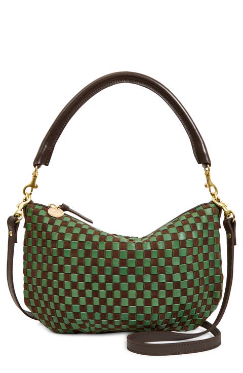 Petit Moyen Woven Messenger Bag