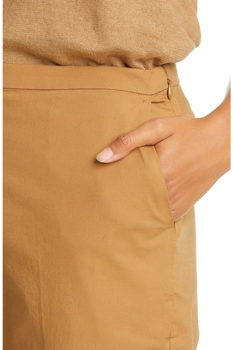 High Waist Tapered Ankle Pants, Alternate, color, CHESTNUT