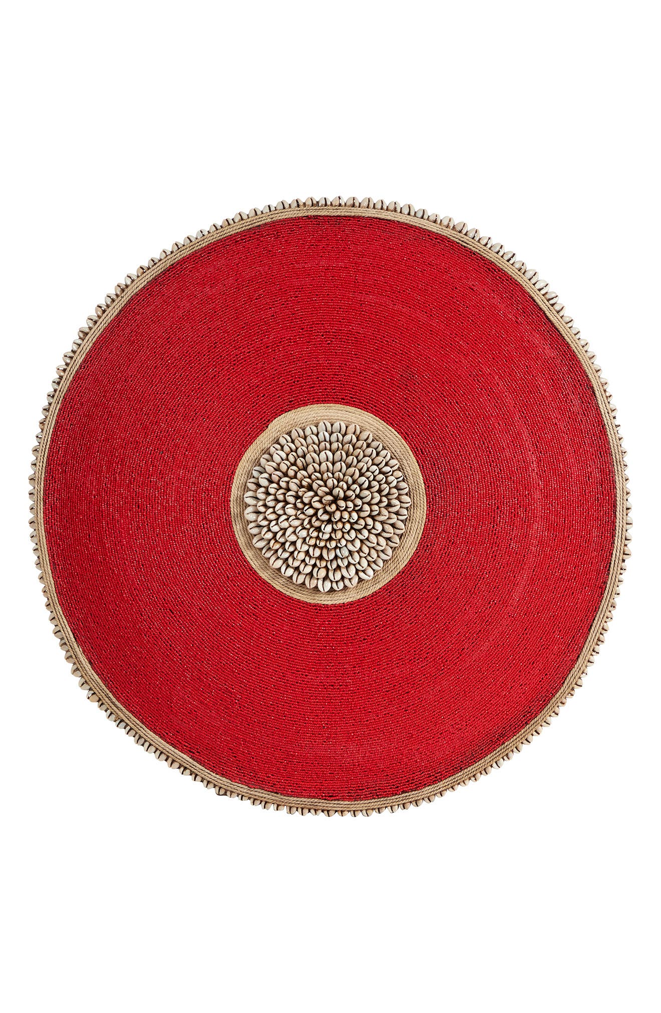 GINGER BIRCH STUDIO GINGER AND BIRCH STUDIO Shell & Bead Decor Disc ...