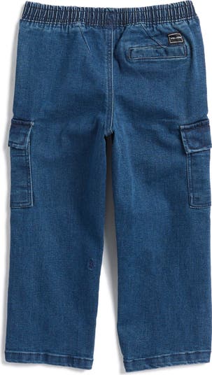 Volcom Kids' Patterned Button-Up Shirt Pull-On Jeans Set