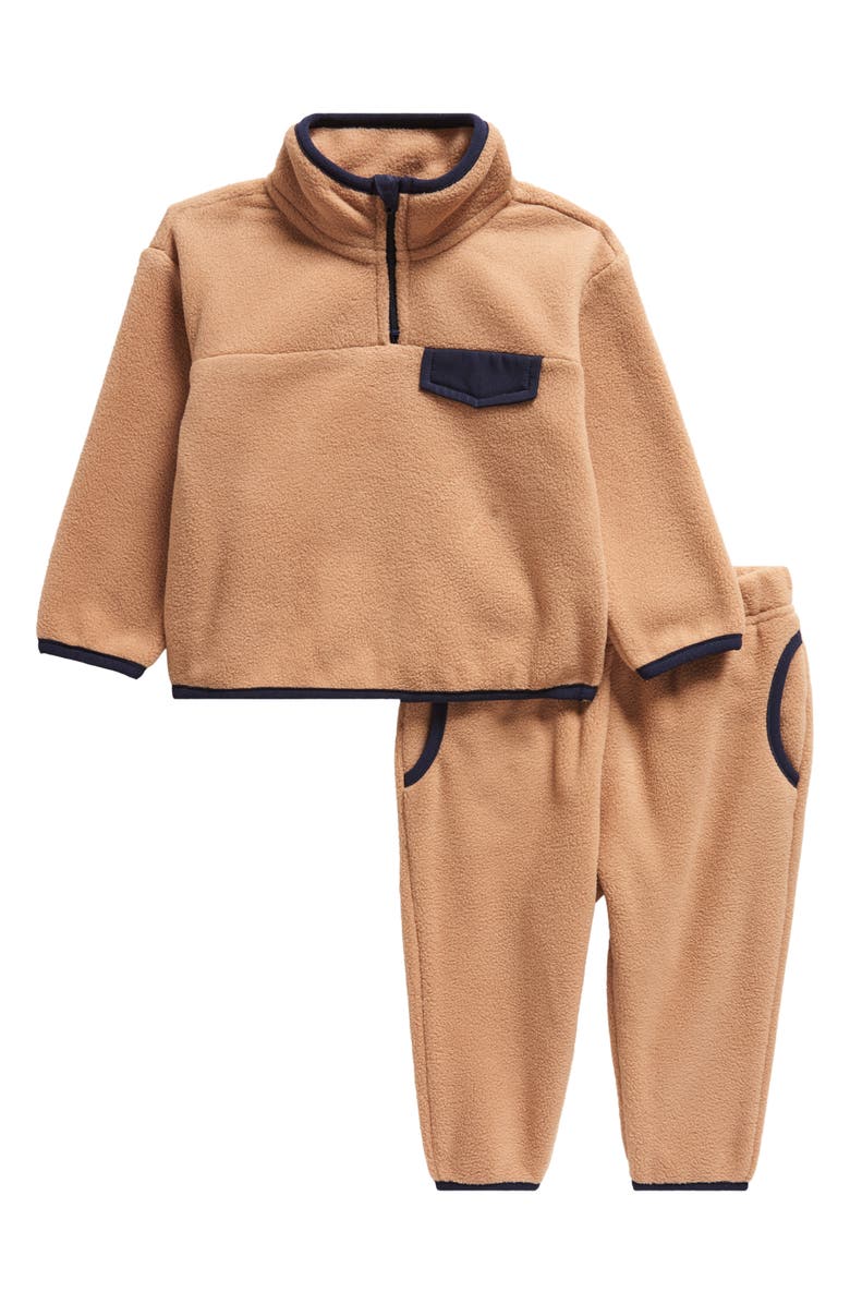 Tucker + Tate Cozy Fleece Sweater & Pants Set, Main, color, 