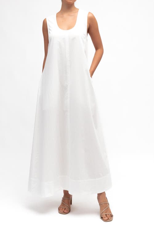 White Closet Easy Breezy Maxi Dress In White