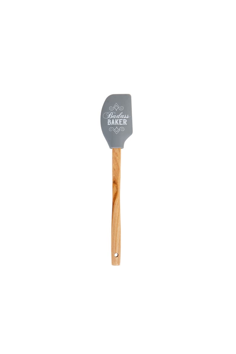 Badass Baker Gray Spatula Rubber Grey, Main, color, Grey