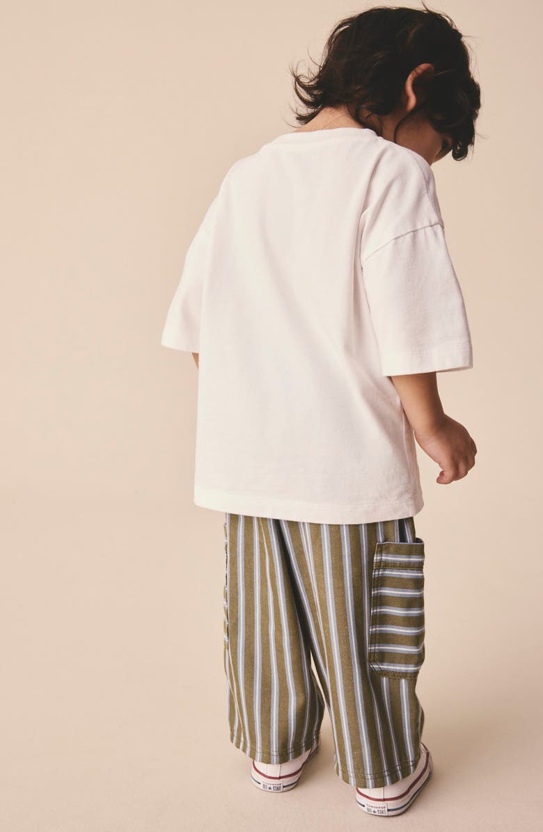 NEXT Kids' Stripe Drawstring Pants, Alternate, color, Green