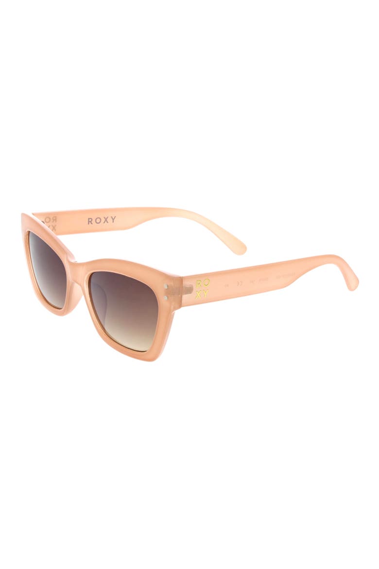 Swept 55mm Rectangular Sunglasses, Alternate, color, MISTY ROSE