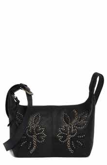 Jann Studded Leather Crossbody Bag