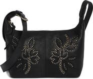 Lucky Brand Jann Studded Leather Crossbody Bag