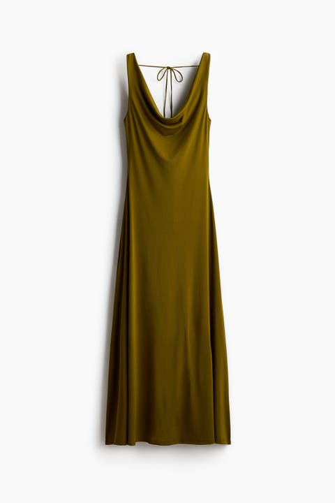 Draped Jersey Dress
