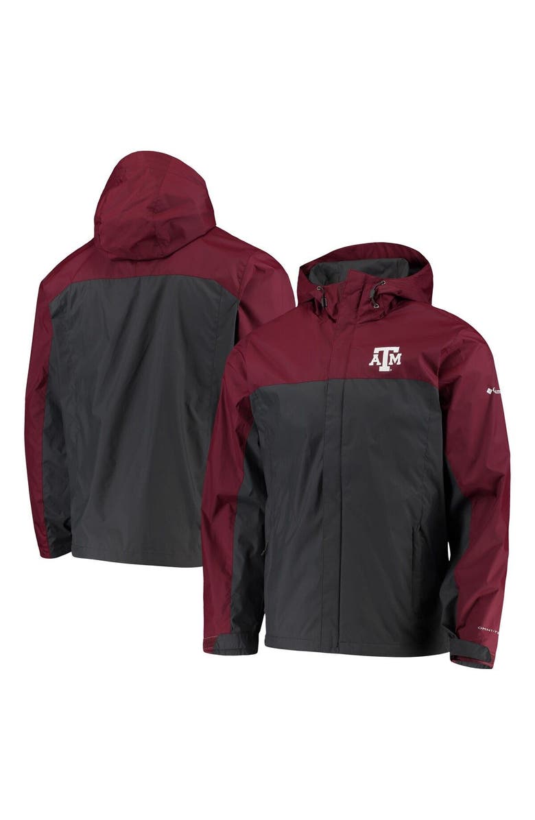 Columbia Men's Columbia Maroon/Gray Texas A&M Aggies Glennaker Storm Full-Zip Jacket, Main, color,