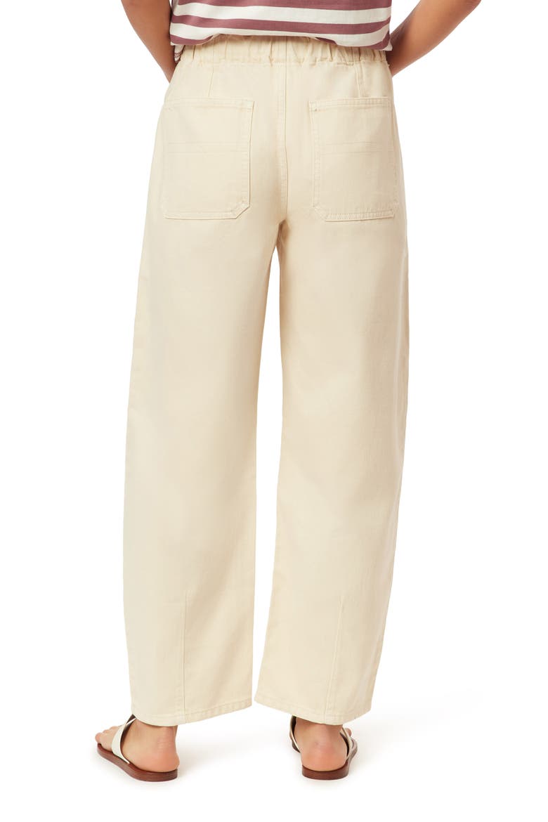 The Arc Barrel Leg Pull-On Pants, Alternate, color, WHITE CAP GREY