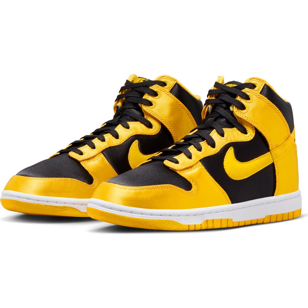 Nike Yellow & Black Dunk High Sneakers