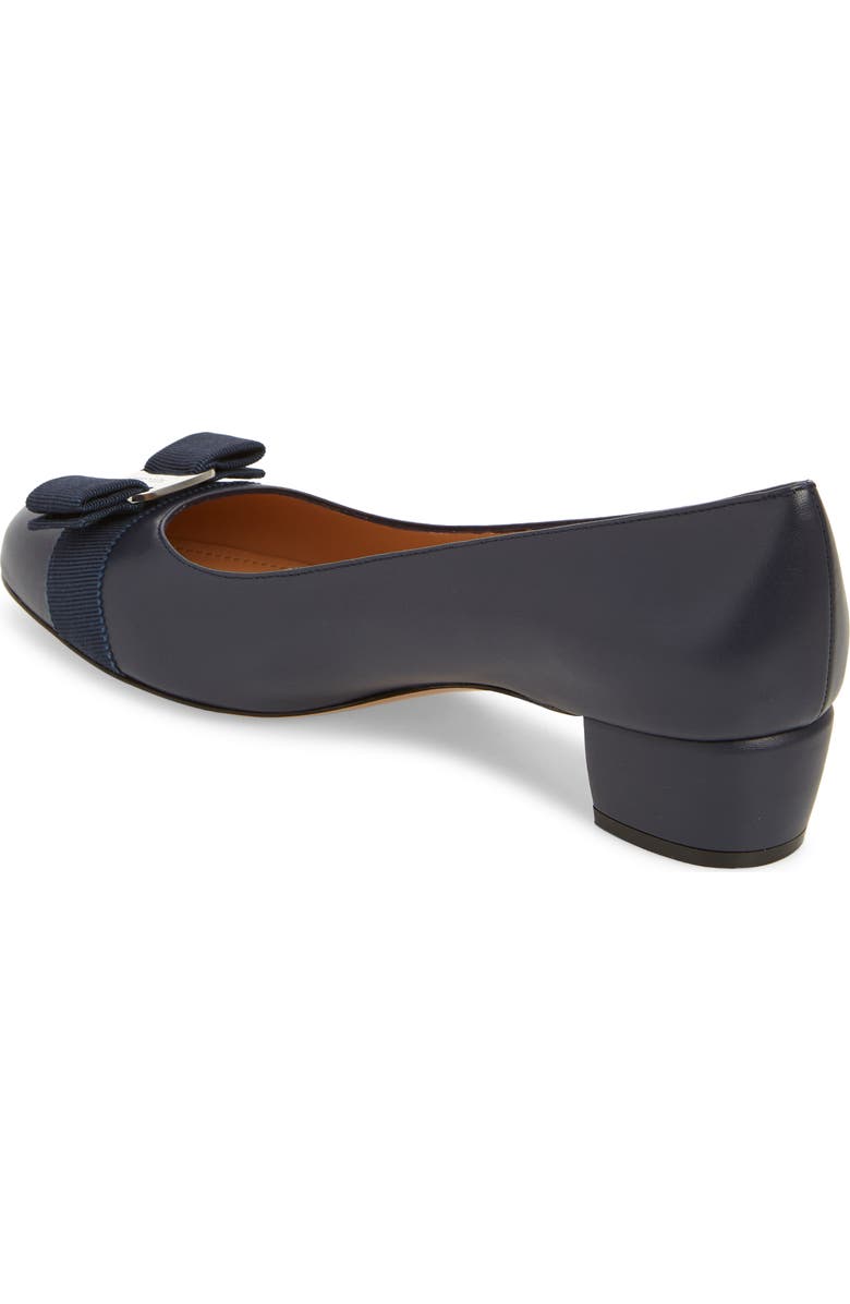 FERRAGAMO Vara Soft Pump, Alternate, color, Midnight