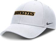 Nike Men's Nike White Iowa Hawkeyes 2025 On-Field Rise Performance Adjustable Hat
