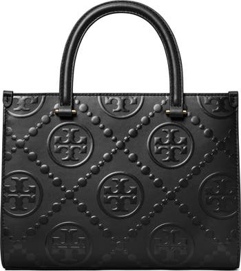 Tory Burch T Monogram Embossed Jacquard Square Tote | Nordstrom