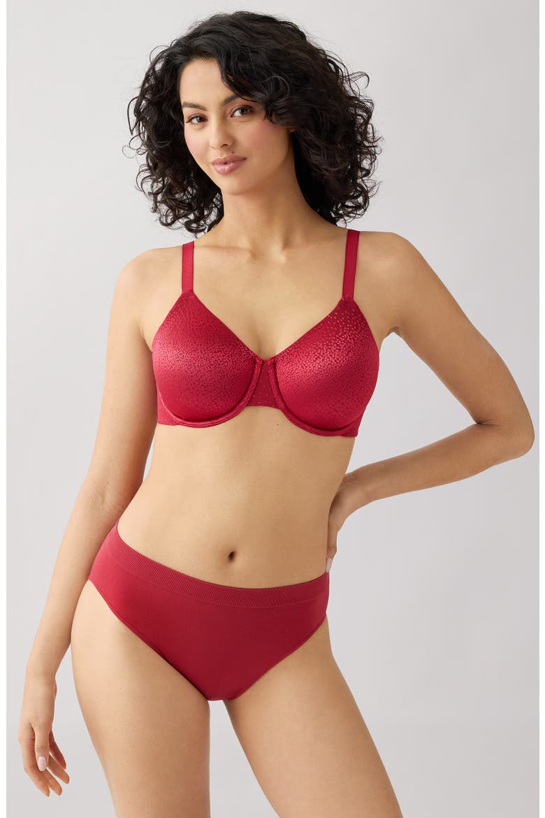 B-Smooth® High Cut Briefs, Alternate, color, REGINA RED
