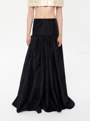 Alas Maxi Evening Taffeta Skirt