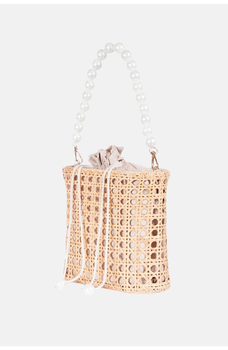 Jelavu Amalfi Wood Bead Handle Cane Satchel Bag, Alternate, color,