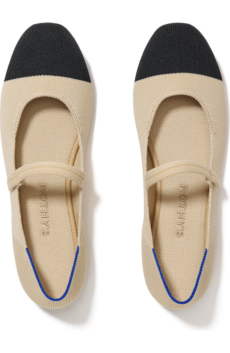 Rothy's The Square Mary Jane, Main, color, Cream Captoe