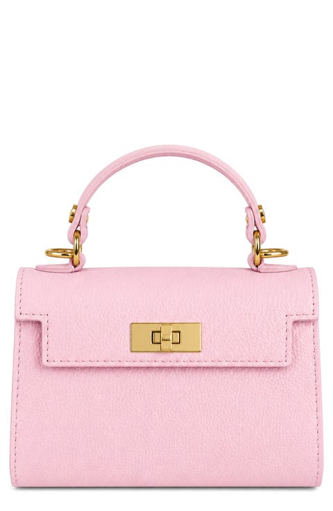 Allegra Leather Top Handle Bag