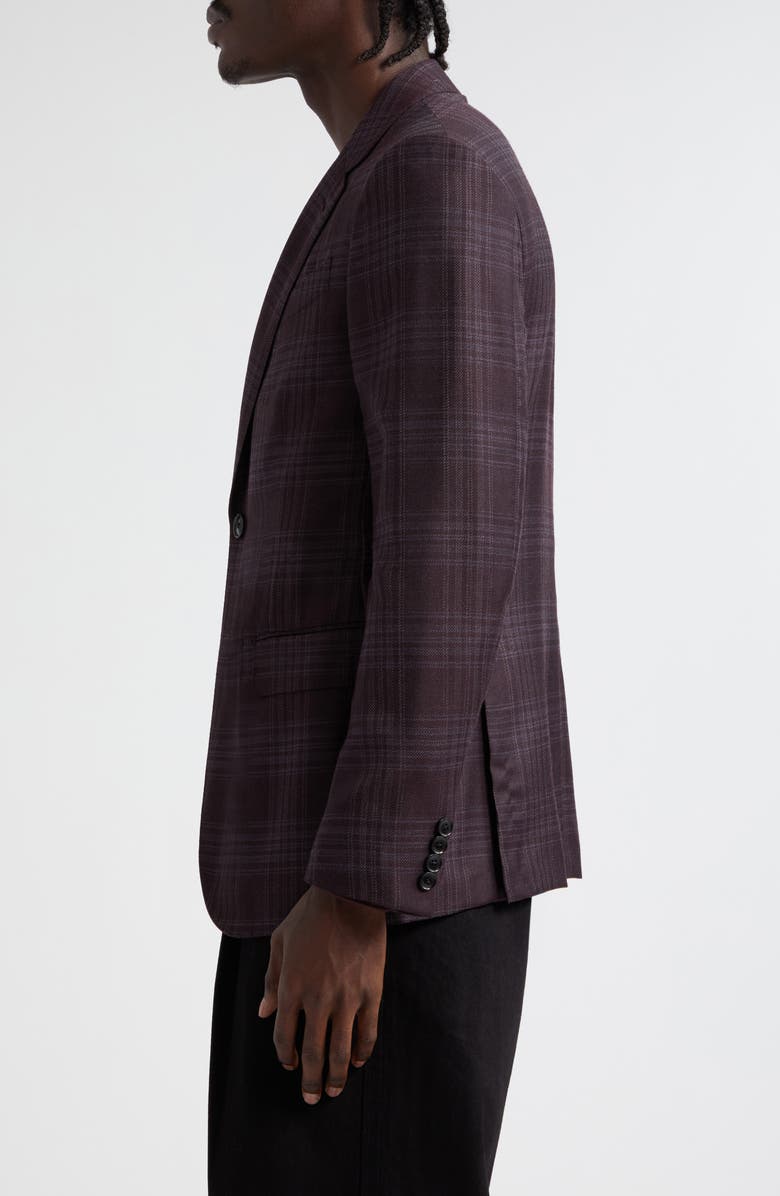 ZEGNA Plaid Achillfarm Wool & Silk Sport Coat, Alternate, color,