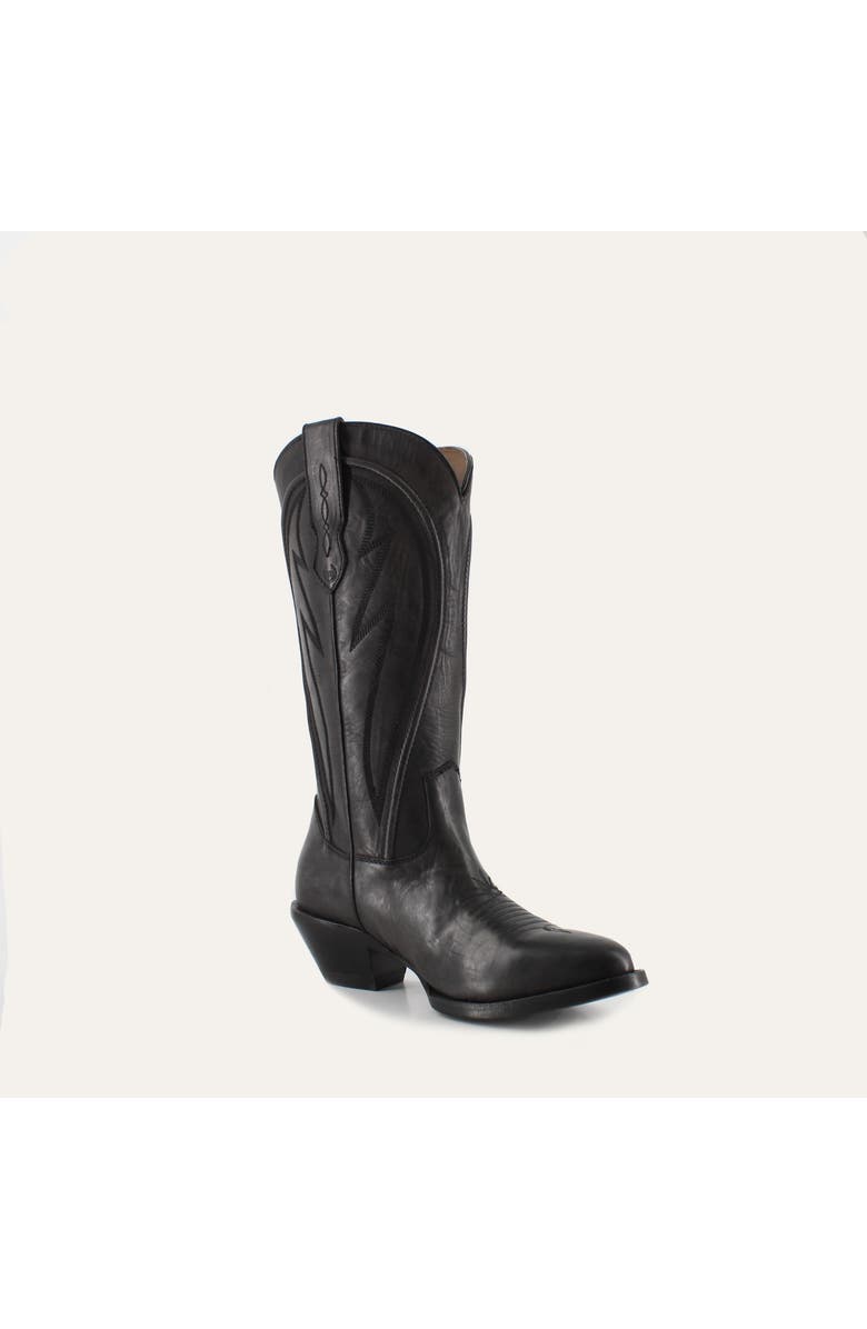 Buck & Brana Avery Leather Boots, Alternate, color, Black