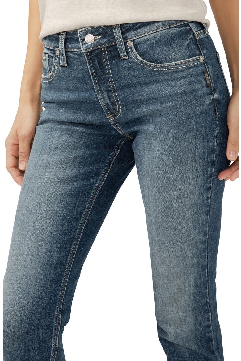 Suki Curvy Mid Rise Straight Leg Jeans, Alternate, color, ISLES