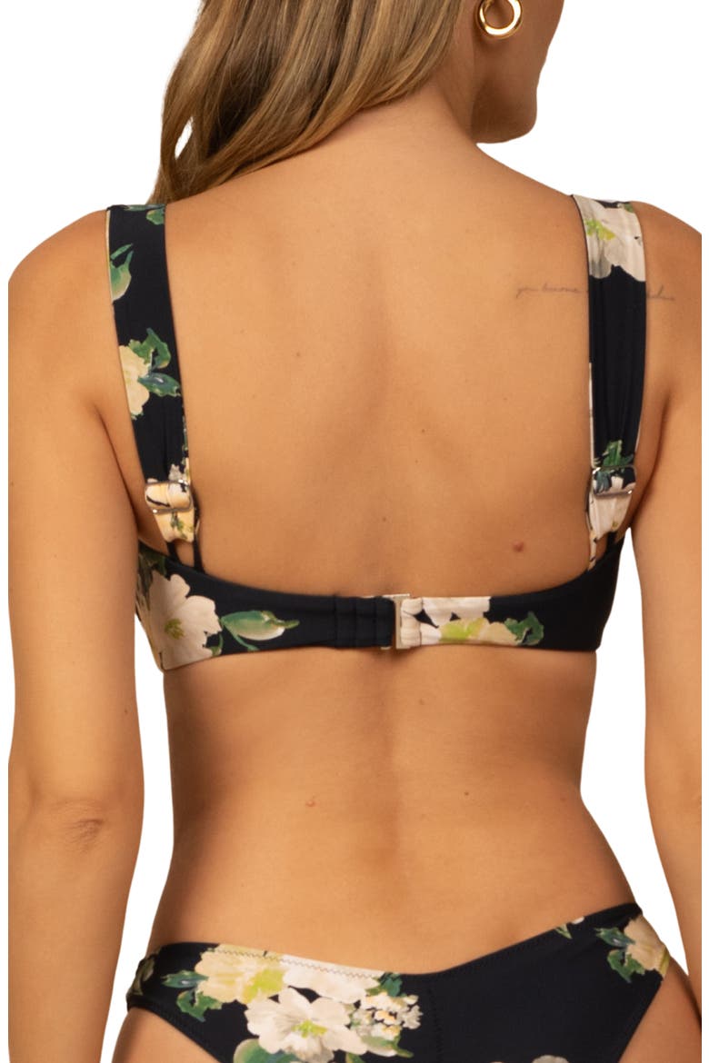 Victoria Shirred Bikini Top, Alternate, color, LIZ FLORAL