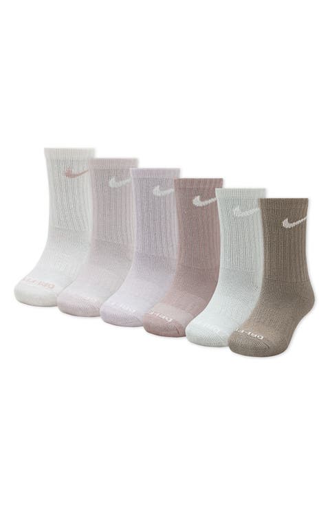 Kids' Basic Swoosh Performance Crew Socks (Big Kid)