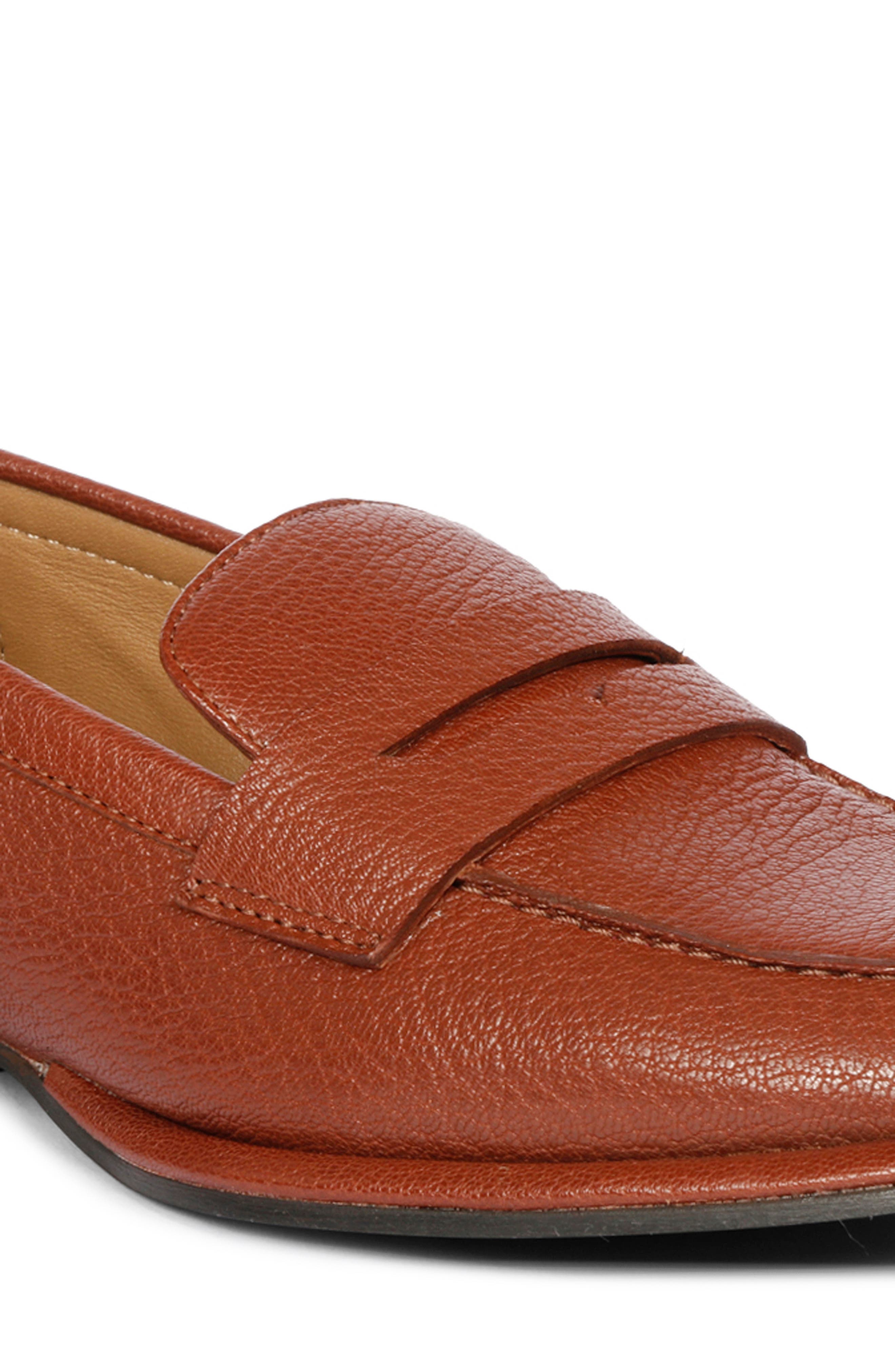 SAINT G Carla Penny Loafer, Alternate, color, Cuoio