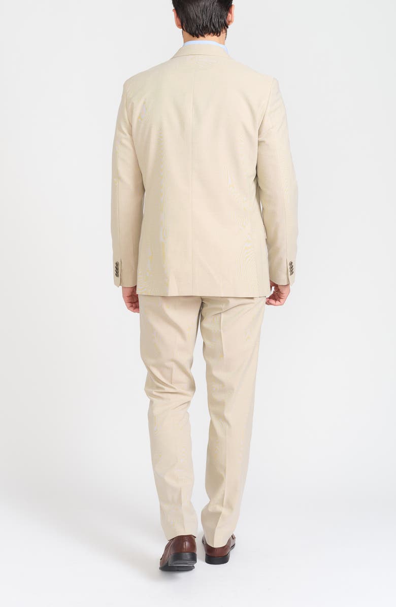 SAVILE ROW CO Tic Weave Suit, Alternate, color, Tan