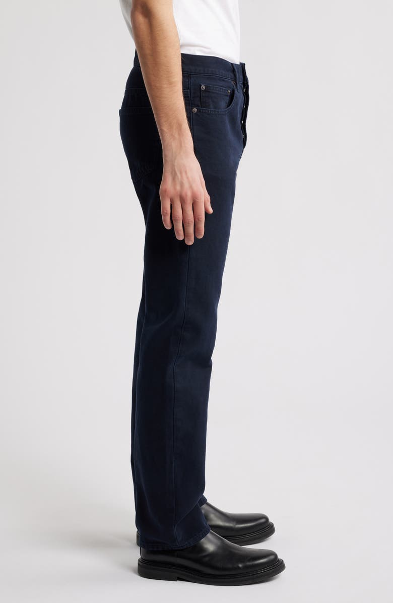 FRAME The Straight Leg Canvas Jeans, Alternate, color, Dark Navy