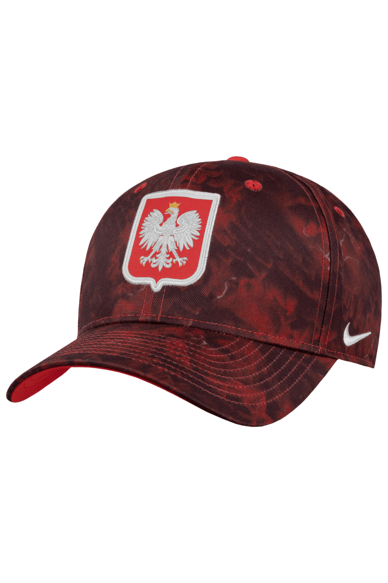 Men's Nike  Red Poland National Team Rise A-Frame Adjustable Hat, Main, color, Red