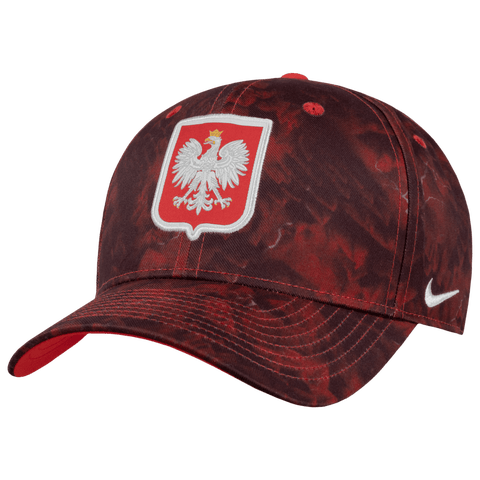 Men's Nike  Red Poland National Team Rise A-Frame Adjustable Hat