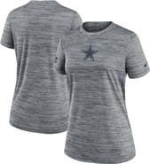 Nike Women's Nike Gray Dallas Cowboys Sideline Velocity Performance T-Shirt