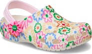 CROCS Kids' Classic Retro Flower Clog