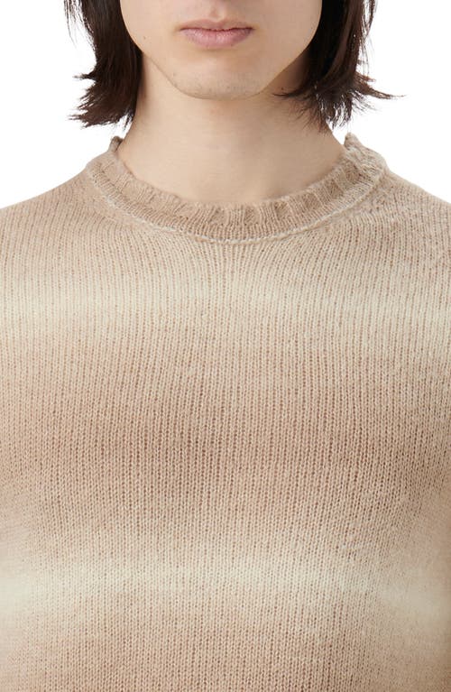 Bugatchi Gradient Stripe Sweater In Brown